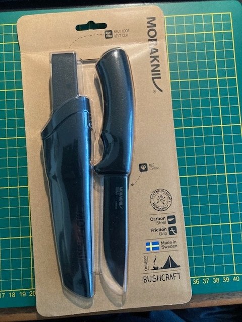Mora Bushcraft Black bushcraftmes, Ophalen of Verzenden, Landmacht, Overige gebieden, Overige typen