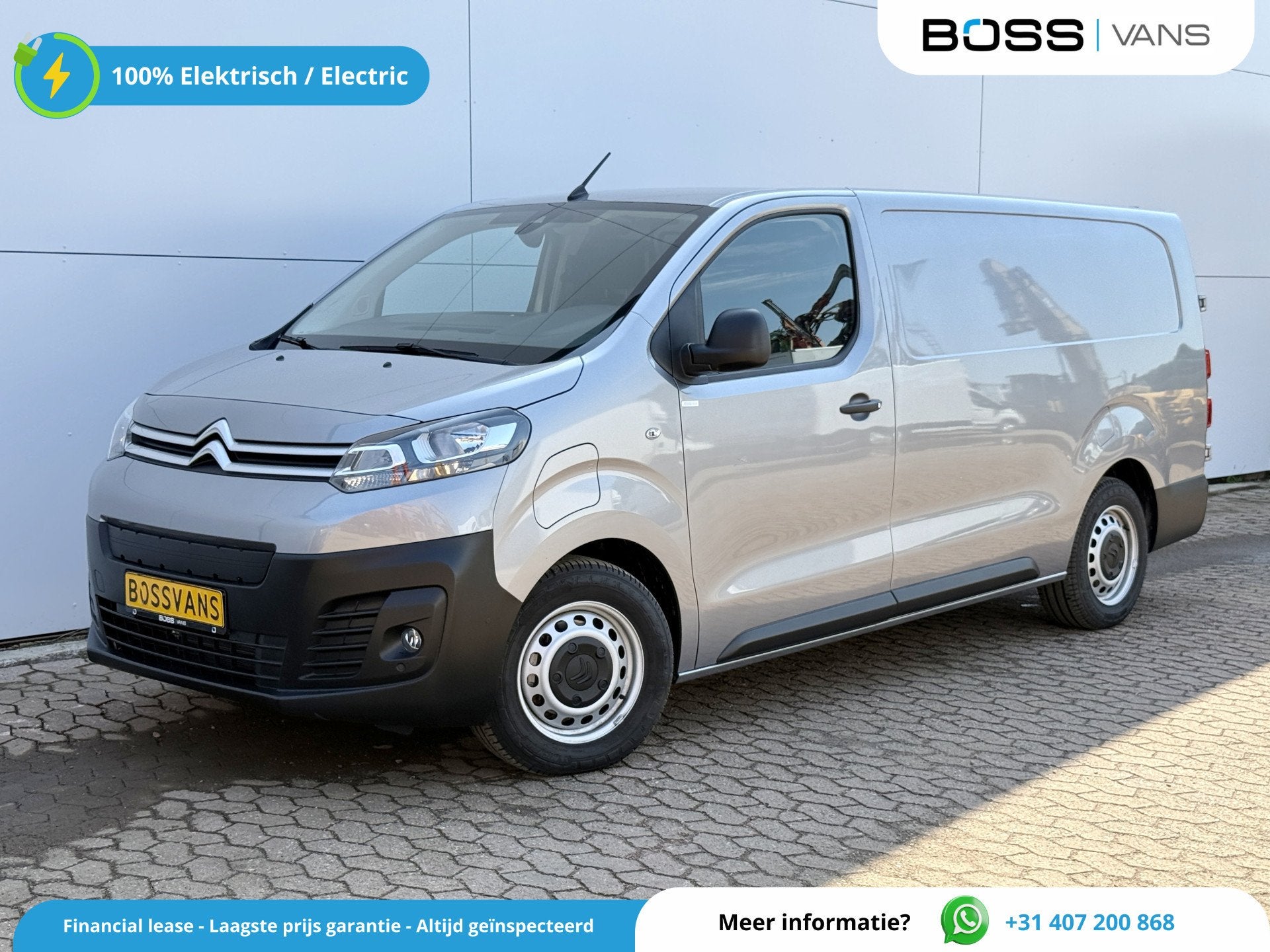 Citroën ë-Jumpy 75kWh L3 XL Elektrisch 330km WLTP 100% (SO, 330 km, Zwart, Citroën, 75 kWh