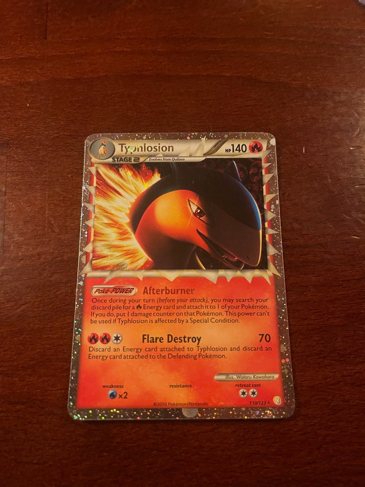 Typhlosion Pokémon Kaart - Prime, Verzenden, Gebruikt, Losse kaart, Foil
