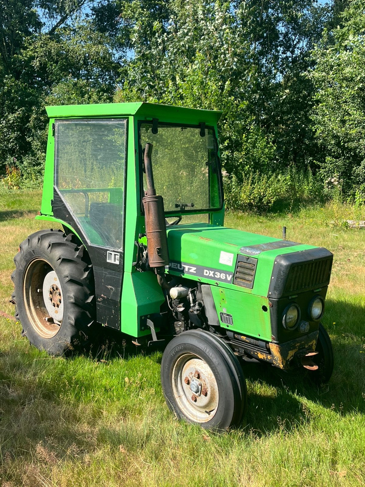 Deutz fahr DX 36 V smalspoor tractor, Zakelijke goederen, Agrarisch | Tractoren, Ophalen, Tot 80 Pk, 7500 tot 10000, Gebruikt