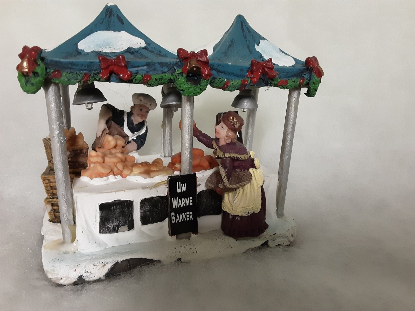 Typisch Hollands Warme bakker kerstdorp kersthuisje kerst, Ophalen of Verzenden