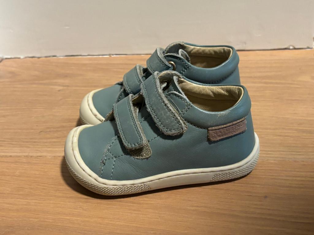 Naturino Barefoot leren babyschoenen maat 21, Kinderen en Baby's, Babykleding | Schoentjes en Sokjes, Ophalen of Verzenden, Zo goed als nieuw