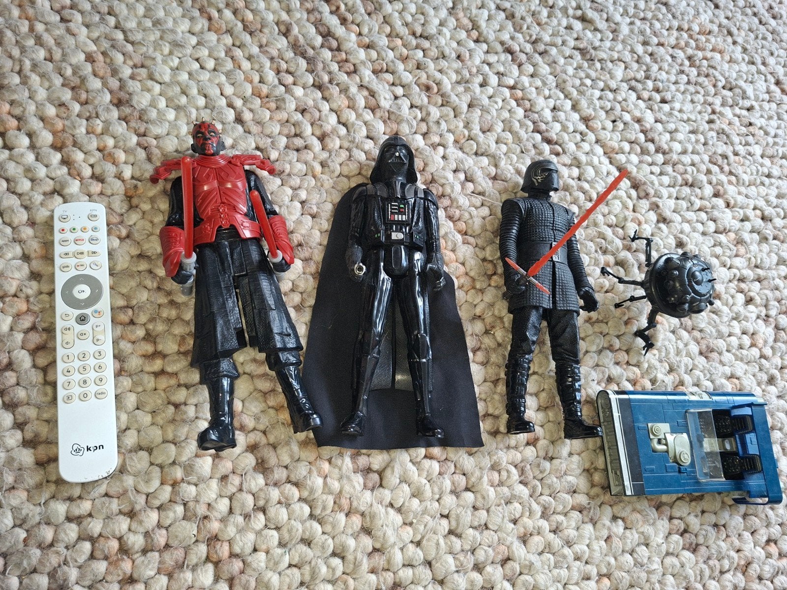 3 grote Star wars poppen en 2 voertuigen., Ophalen of Verzenden