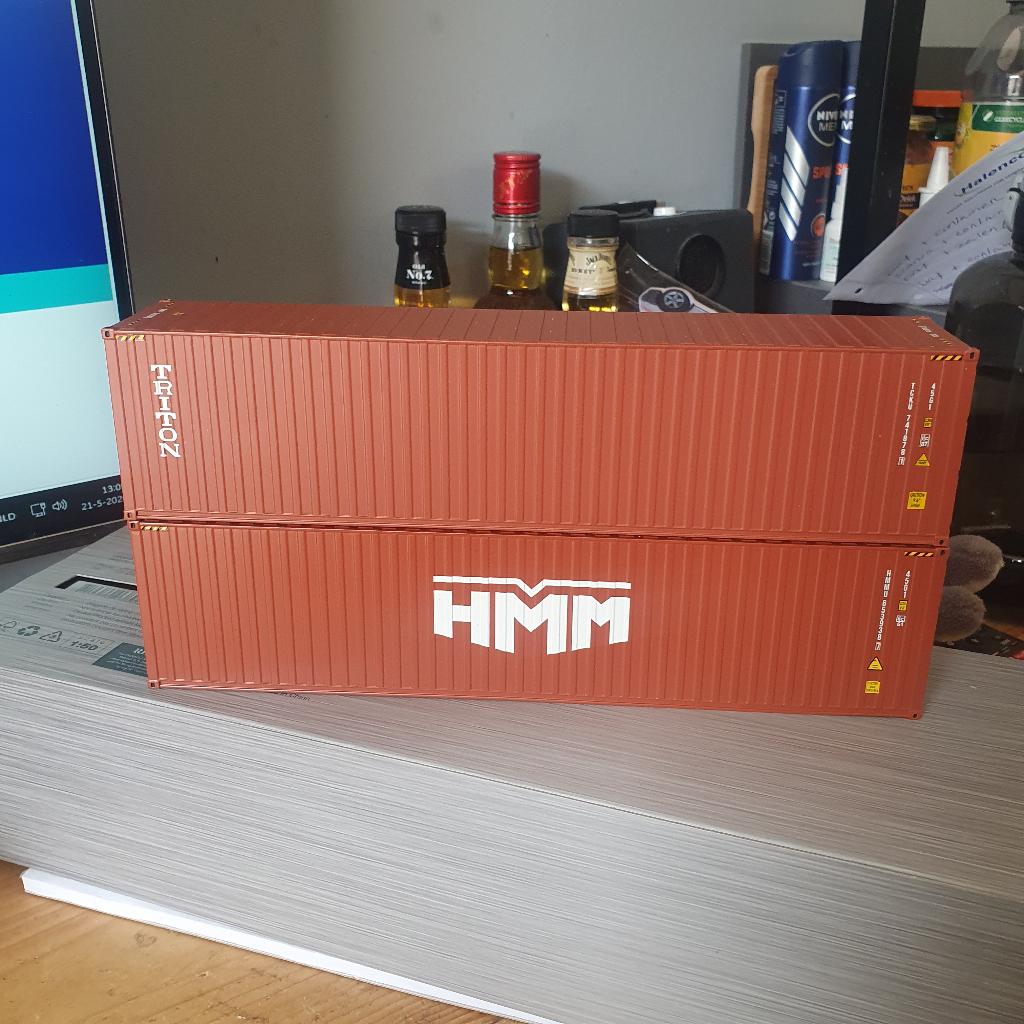 wsi losse 40ft containers tekoop, Hobby en Vrije tijd, Modelauto's | 1:50, Ophalen of Verzenden, Nieuw, Bus of Vrachtwagen, Wsi