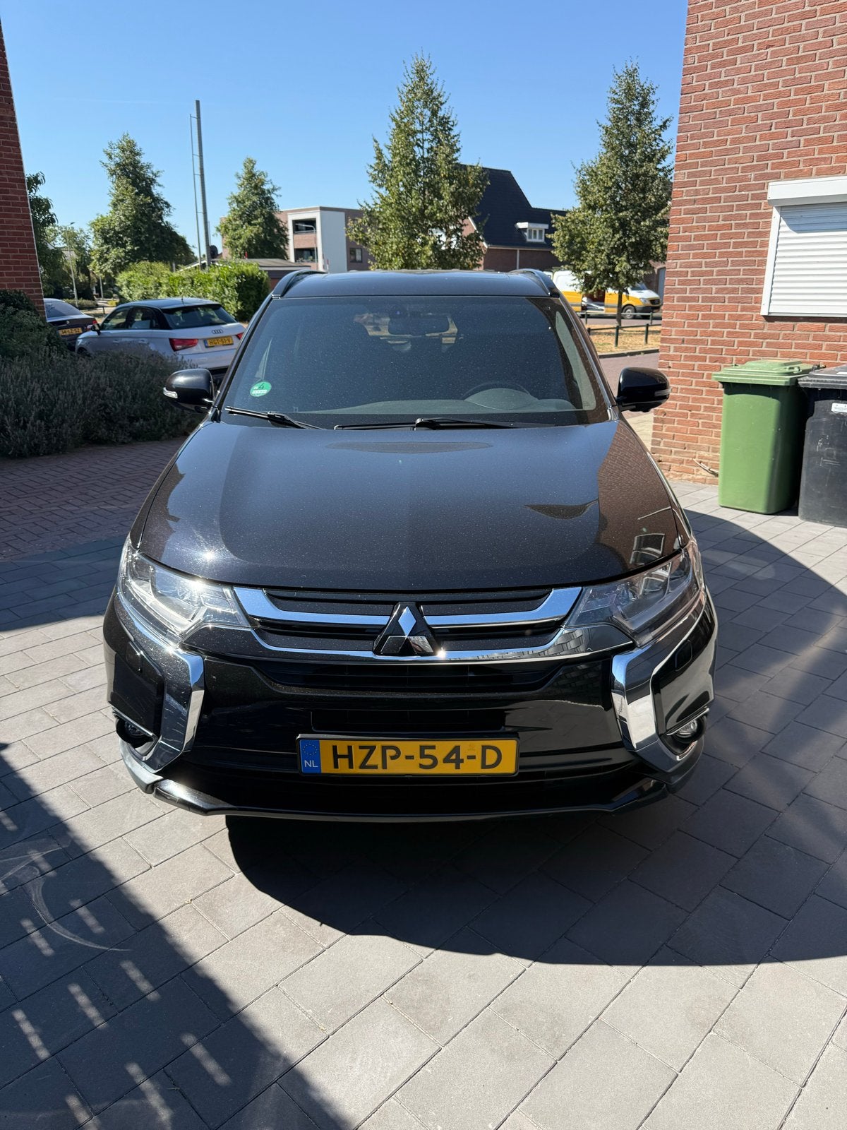 Mitsubishi Outlander 2.0 MPI 4WD CVT 2018 Zwart, Auto's, Automaat, 1998 cc, Outlander, 4 cilinders