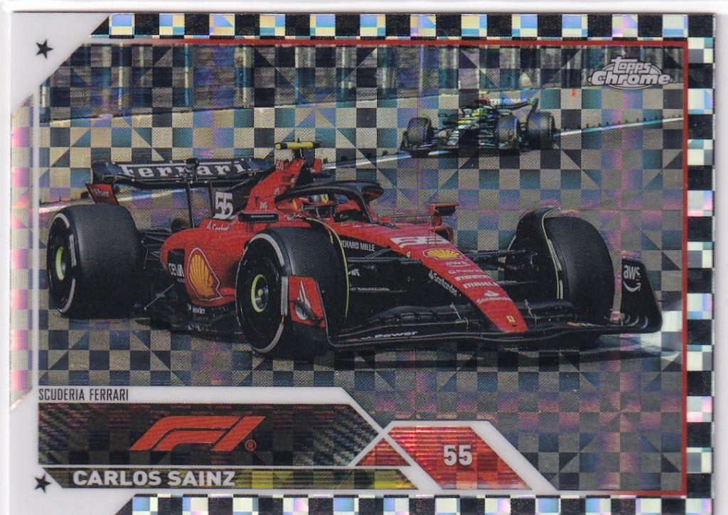 Carlos Sainz Checker Refractor #111, Verzamelen, Automerken, Motoren en Formule 1, Verzenden, Nieuw, Formule 1