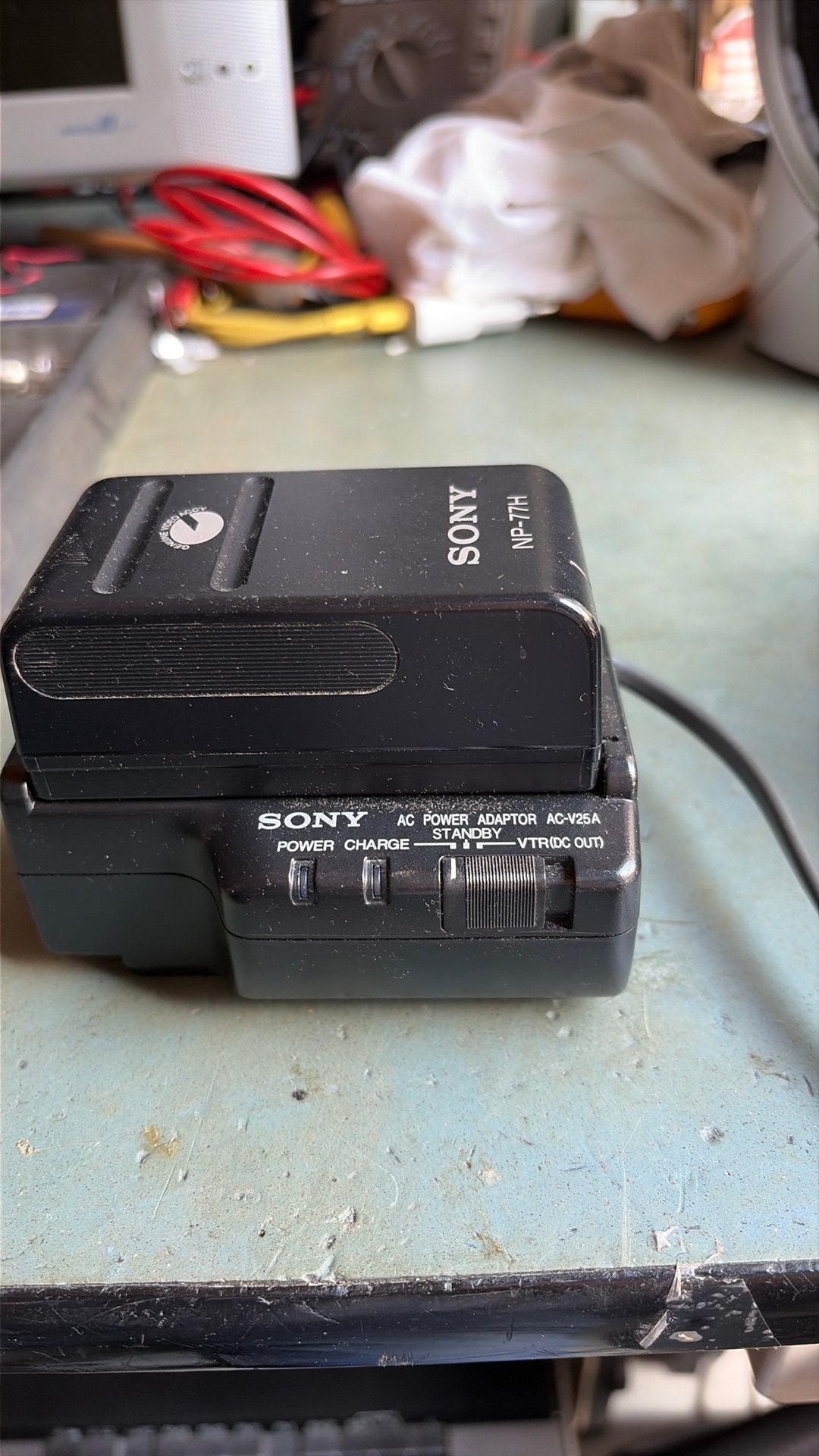 Acccu lader Sony incl battarij NP-77H werkend, Ophalen