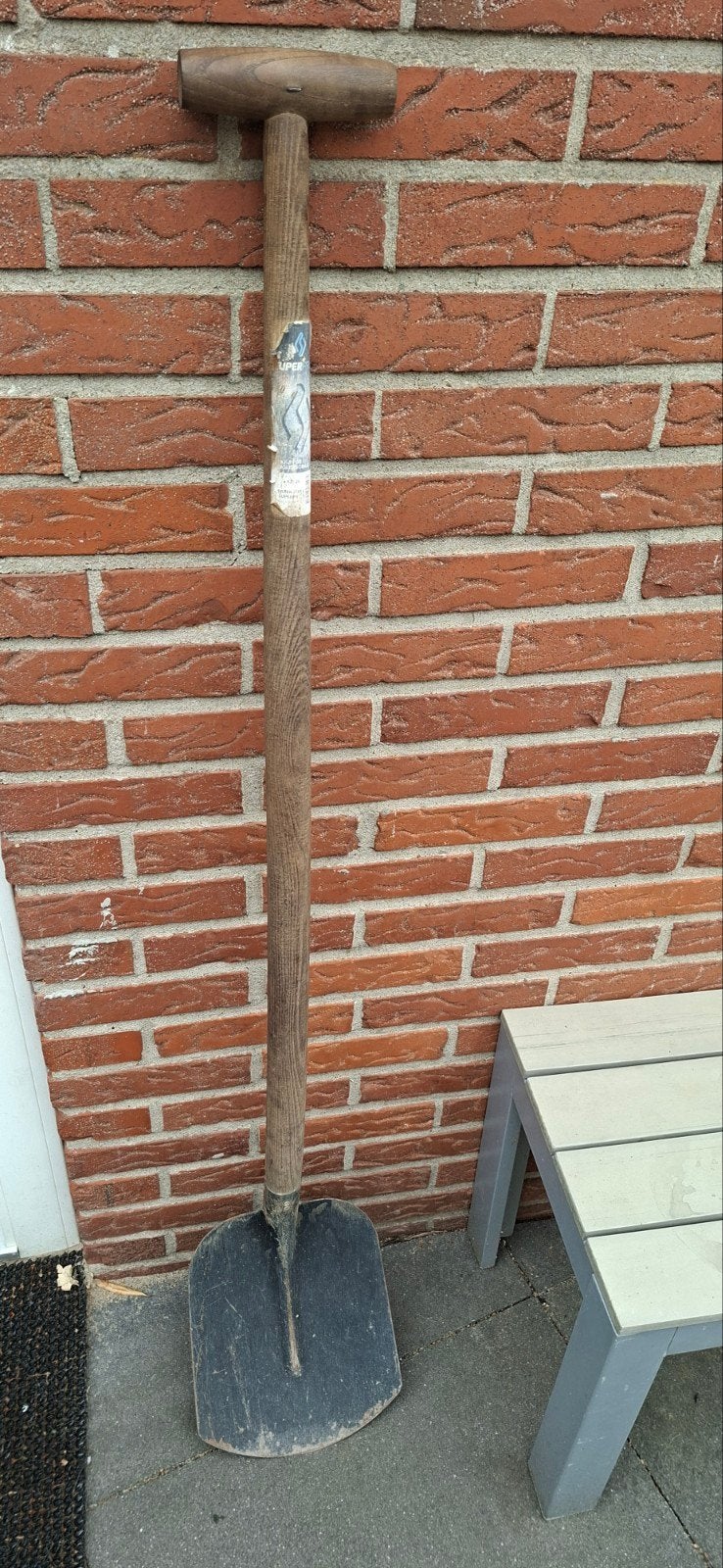 Stevige gebruikte schop met houten steel, Ophalen, Gebruikt, Overige typen