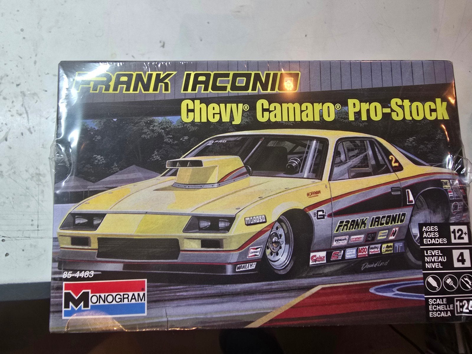 Monogram 85-4483 Frank Iaconio Chevy Camaro pro stock, Auto, Groter dan 1:32, Nieuw, Ophalen of Verzenden