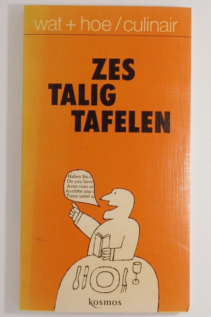 Zes Talig Tafelen - Wat + Hoe / Culinair (taalgids 1983), Boeken, Verzenden, Europa, Onbekend, Overige merken