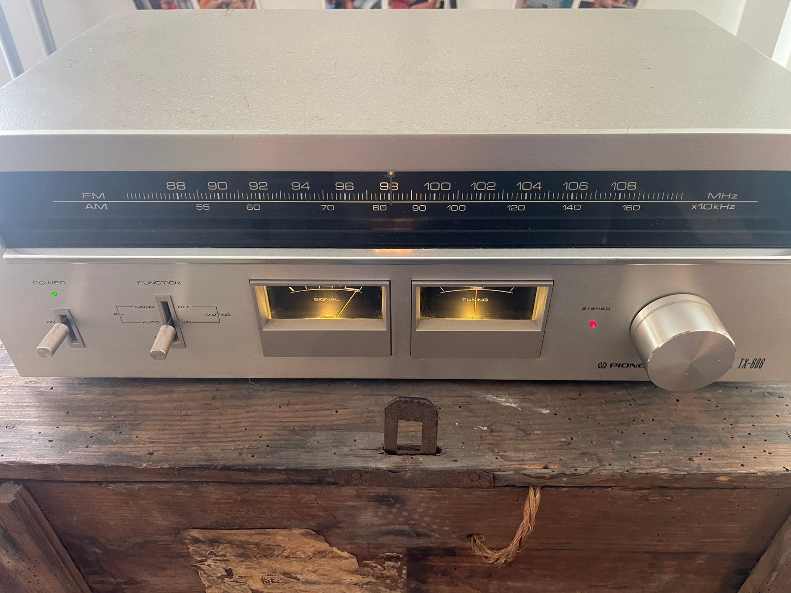 Pioneer TX-606 Vintage Tuner Stereo TX606, Ophalen of Verzenden, Gebruikt