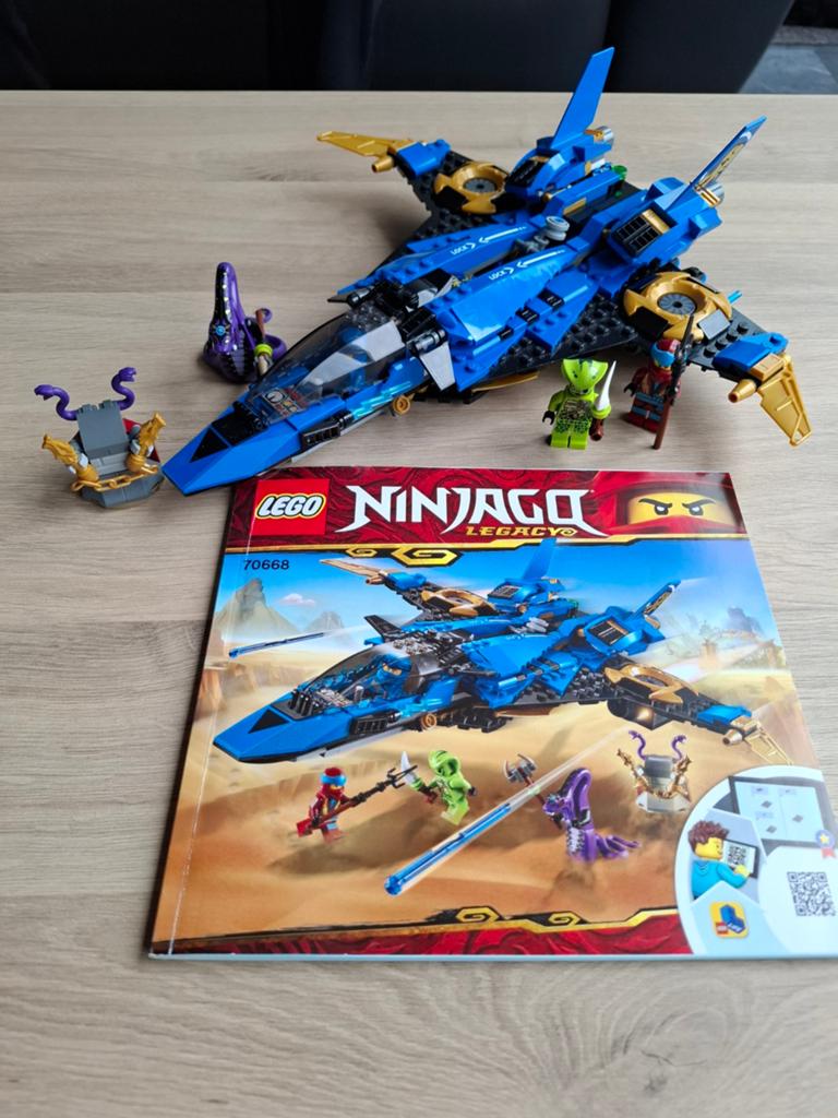 Lego Ninjago 70668 Jay's Storm Fighter - Compleet, Kinderen en Baby's, Speelgoed | Duplo en Lego, Compleet, Verzenden, Lego, Zo goed als nieuw