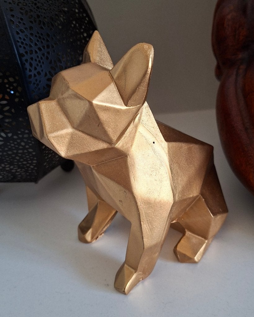 Franse Bulldog beeldje modern, Ophalen, Zo goed als nieuw, Dier