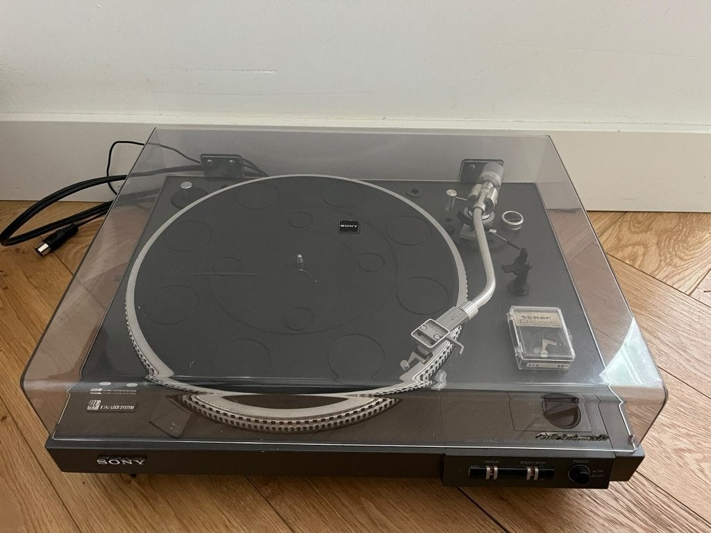Sony platenspeler X6 met extra naald en handleiding, Audio, Tv en Foto, Automatisch, Ophalen of Verzenden, Zo goed als nieuw, Platenspeler