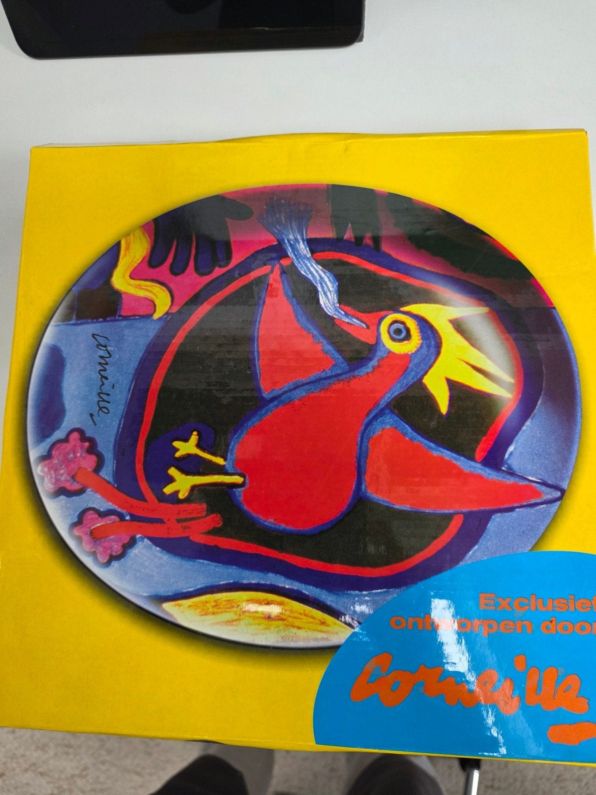 Keramische sierband " De Vuurvogel"    van  "Corneille", Ophalen of Verzenden