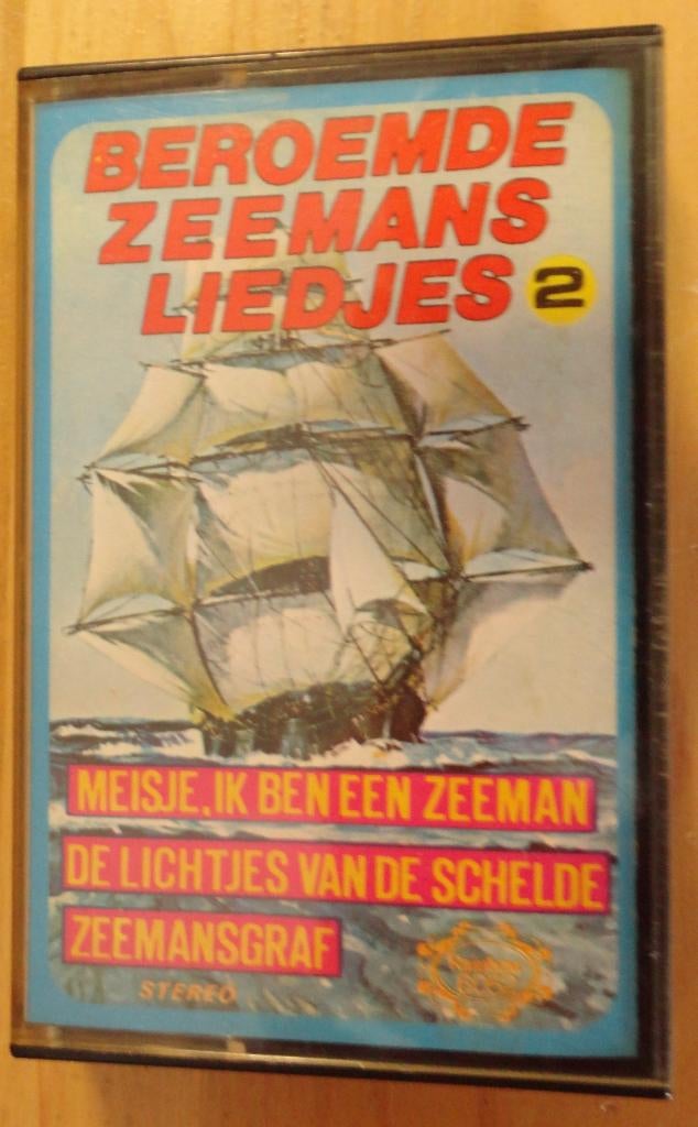 Beroemde zeemansliedjes (2), Gebruikt, 1 bandje, Ophalen of Verzenden, Origineel