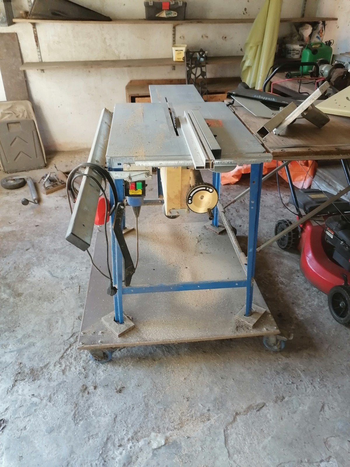 Scheppach Zaagtafel, Ophalen, Gebruikt, Cirkelzaag, 1200 watt of meer
