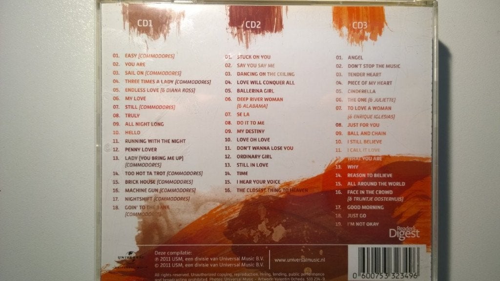 Lionel Richie & Commodores - Lionel Richie & Commodores 3 CD, Ophalen of Verzenden, 1980 - 1989, Zo goed als nieuw, Soul of Nu Soul