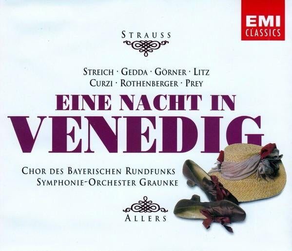 Strauss Eine Nacht in Venedig (2 CD), Cd's en Dvd's, Cd's | Klassiek, Zo goed als nieuw, Opera of Operette, Romantiek, Met libretto