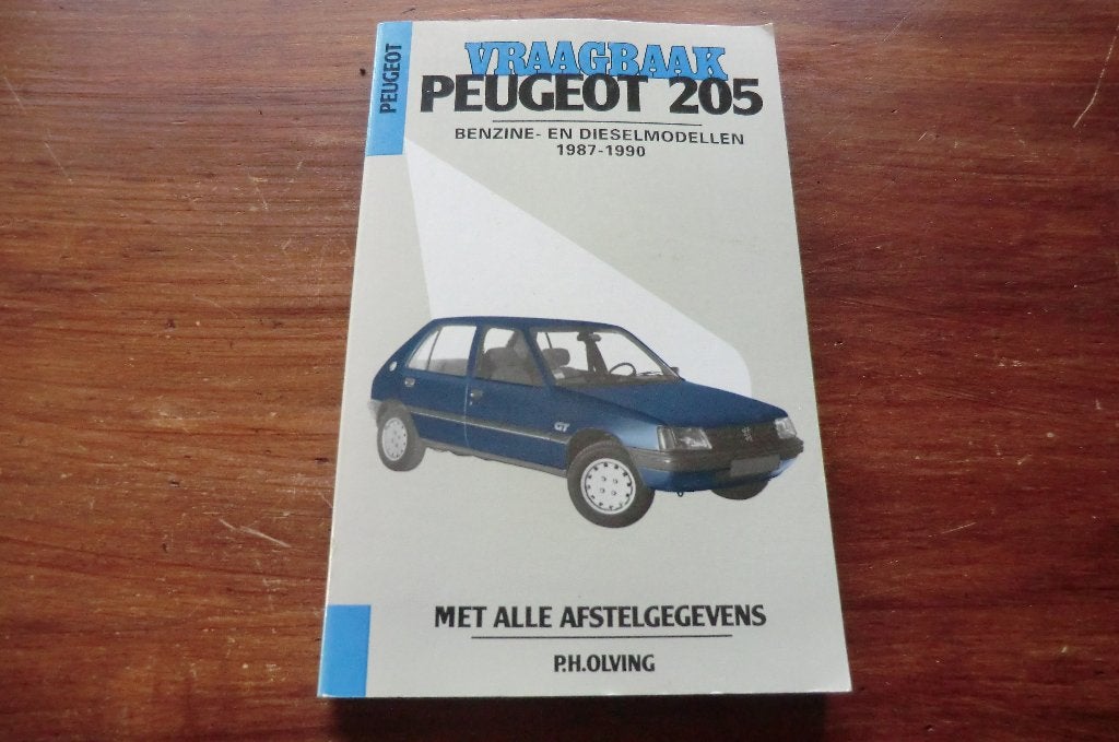boek - Vraagbaak Peugeot 205 - 1987-1990, Boeken, Ophalen of Verzenden, Gelezen, Peugeot
