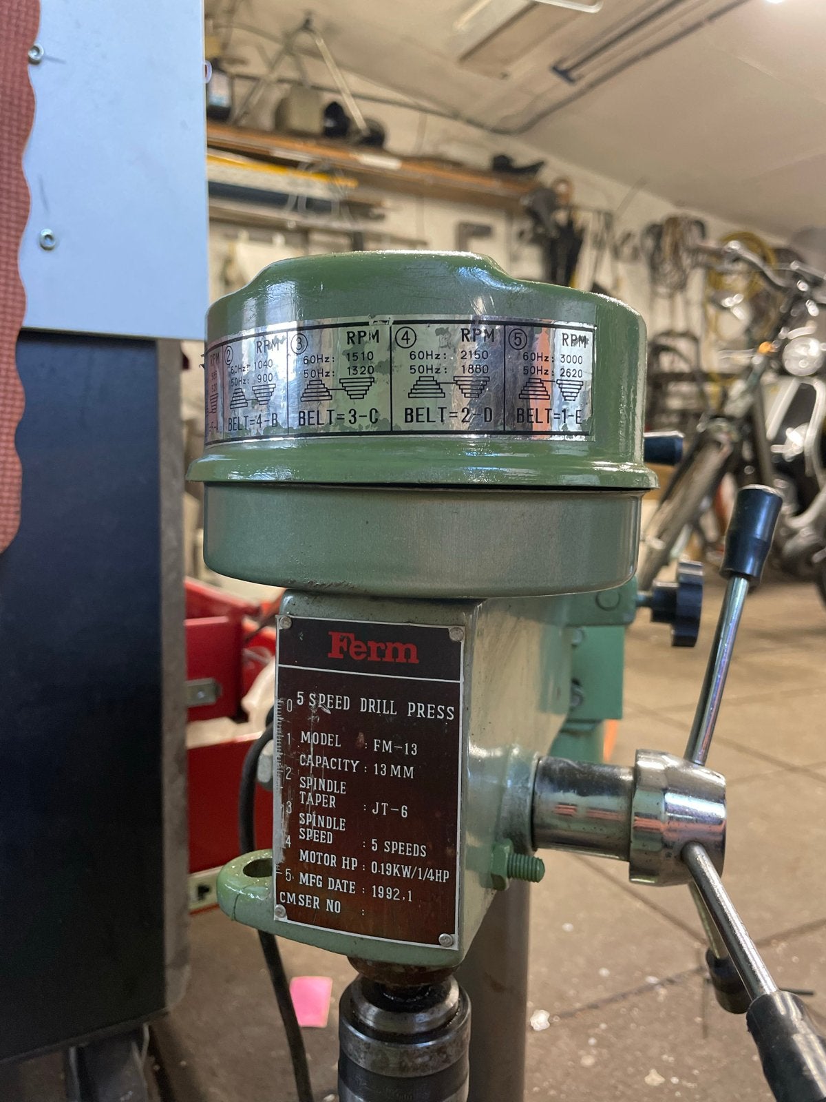 Ferm Kolomboormachine FM-13, Ophalen, Gebruikt, Minder dan 400 watt, Kolomboormachine