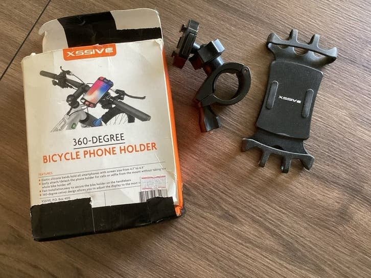 Fiets mobielhouder. Telefoonhouder voor op de fiets, Ophalen of Verzenden, Gebruikt