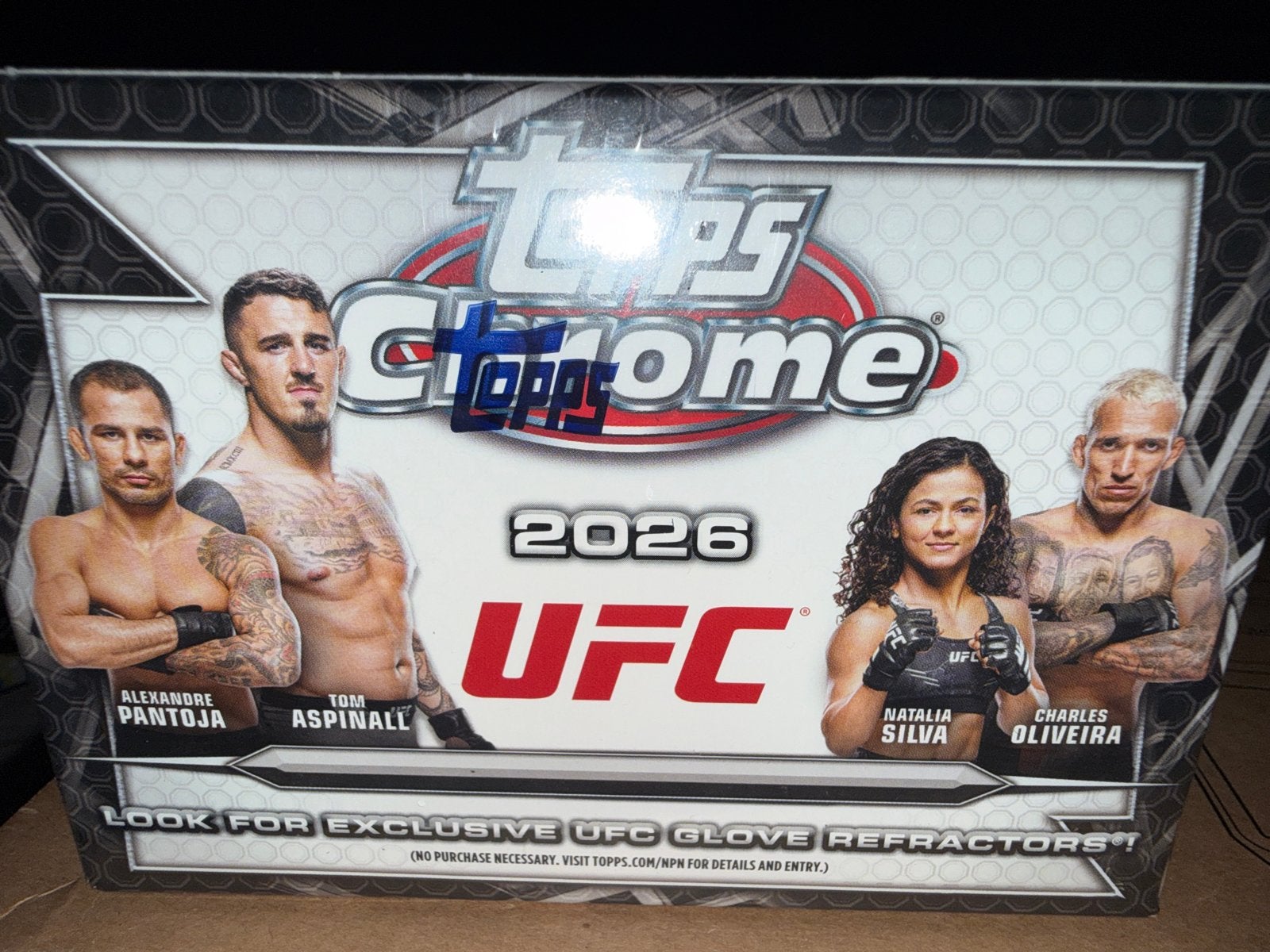 Topps Chrome 2026 UFC Trading Card Box, Ophalen of Verzenden, Nieuw, Overige sporten, Spelerskaart
