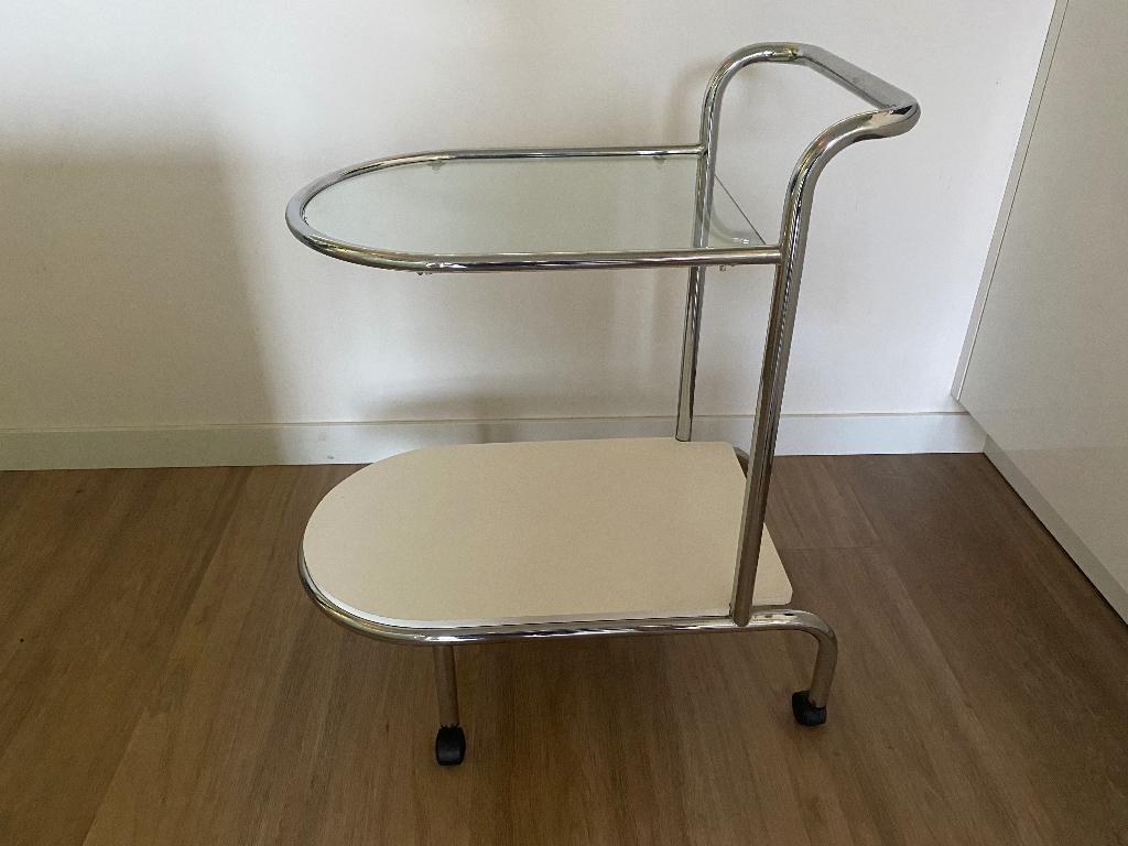 Bar trolley, Ophalen, Gebruikt