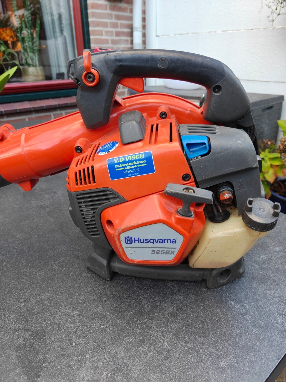 Husqvarna 525BX Bladblazer - Nieuwe Carburateur en meer, Ophalen, Benzine