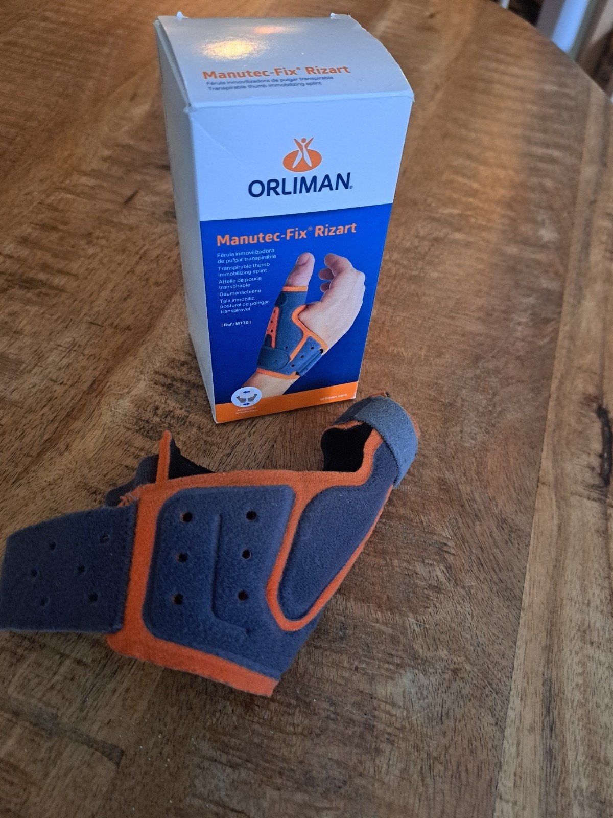 Orliman Manutec-Fix Rizart duimspalk duimbrace R/L, Ophalen of Verzenden, Gebruikt