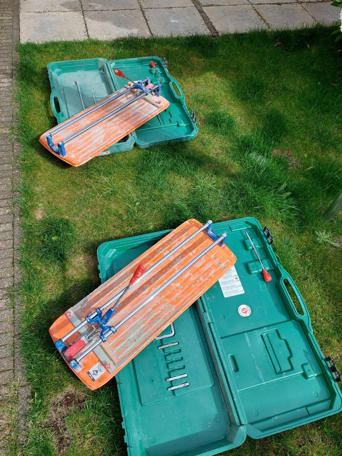 Rubi Tegelsnijmachines: TS60 (2x) en TX1020, Ophalen, 60 cm of meer, Gebruikt, 60 cm of meer