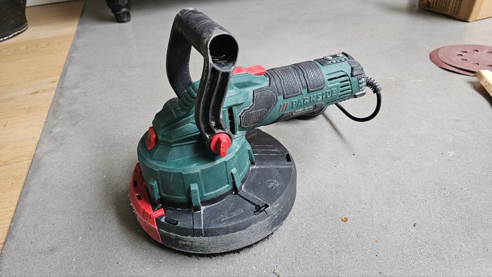 Parkside PWBS 180 B3 Wand- en Vloerschuurmachine, Doe-het-zelf en Verbouw, Gereedschap | Schuurmachines, Ophalen of Verzenden
