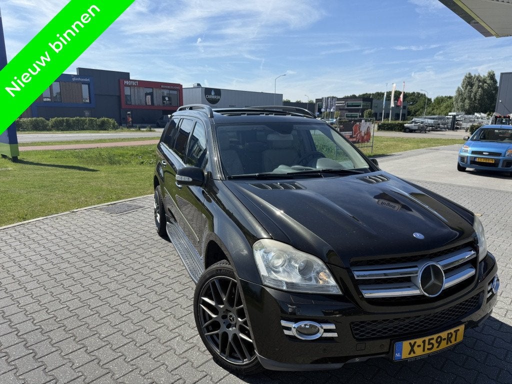 Mercedes-Benz GL500|Aut|V8|Lucht|Pano|7p|387pk|Xe 500, Auto's, Automaat, 8 cilinders, Bruin, 7 stoelen