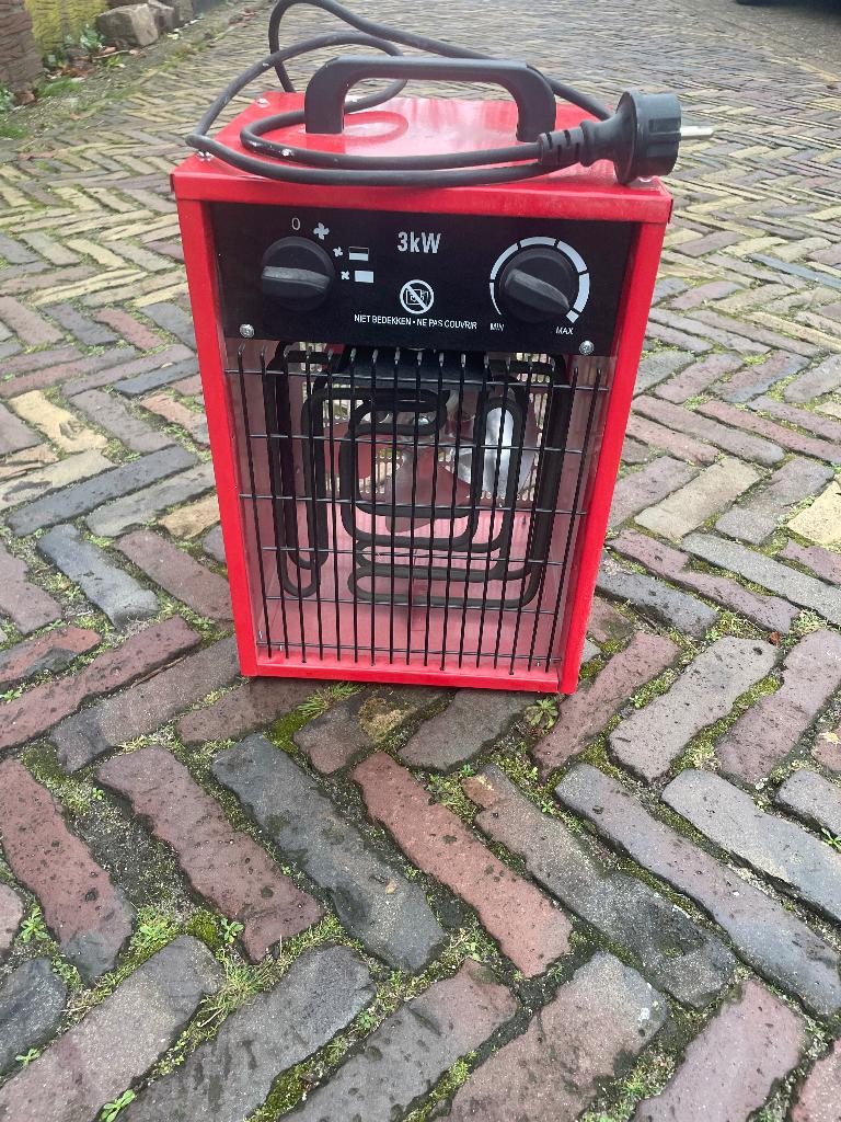 Werkplaats kachel, Overige soorten, Elektrisch, Ophalen of Verzenden, Zo goed als nieuw