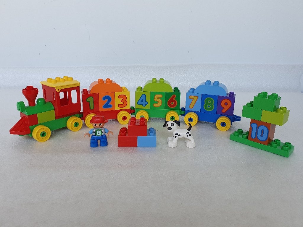 Lego Duplo 10558: Getallentrein, Gebruikt, Ophalen of Verzenden, Compleet, Duplo