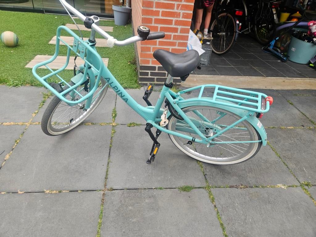 Alpina fiets met voordrager en bagagedrager, Overige merken, Terugtraprem, Gebruikt, Versnellingen