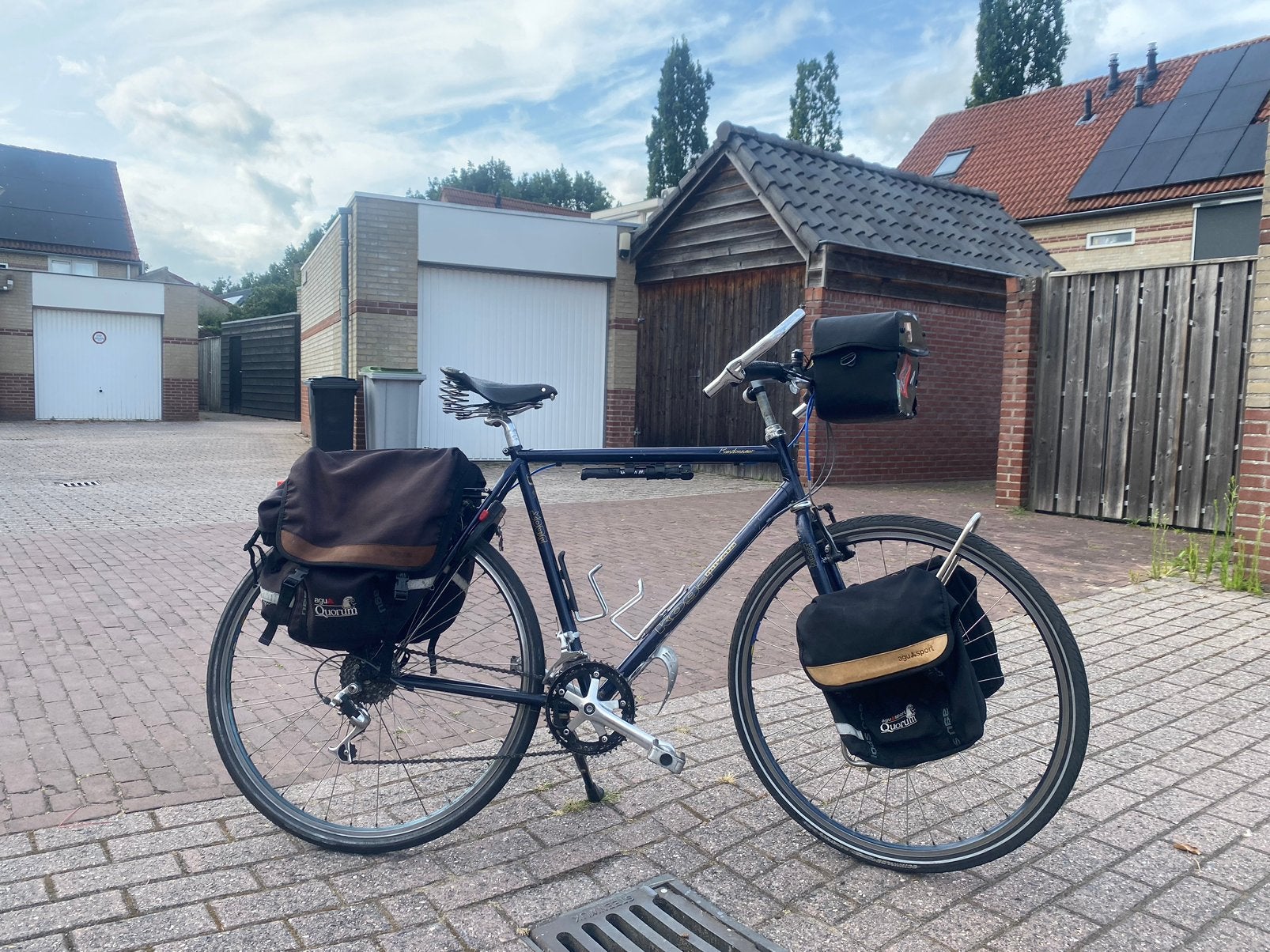 Koga Miyata Randonneur 57 cm XT/LX + 4 fietstassen, Gebruikt, Velgrem, Versnellingen, 57 tot 61 cm