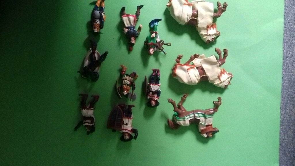 Ridders, paarden, merk Hartung Berlijn, Verzenden, Gebruikt