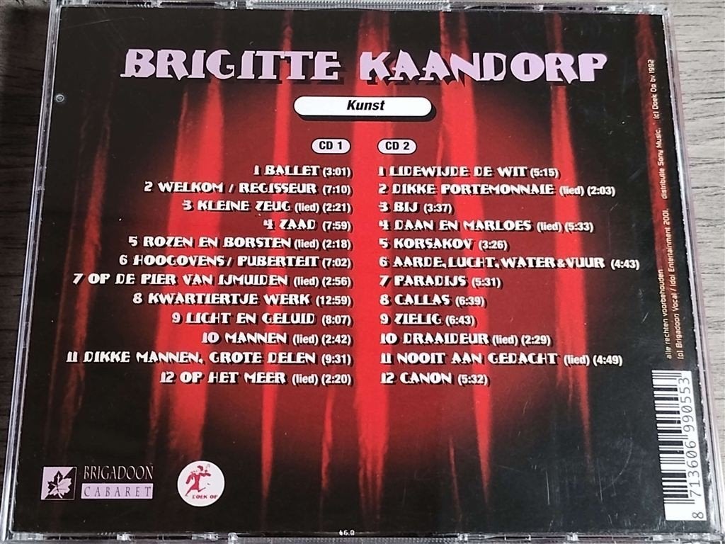 Brigitte Kaandorp - Kunst [2 CD], Ophalen of Verzenden, Zo goed als nieuw