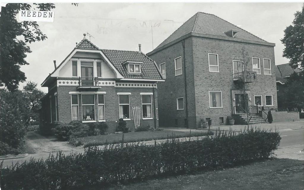 Ansichtkaart MEEDEN  Raadhuis, Verzamelen, Ansichtkaarten | Nederland, Verzenden, 1980 tot heden, Gelopen, Groningen