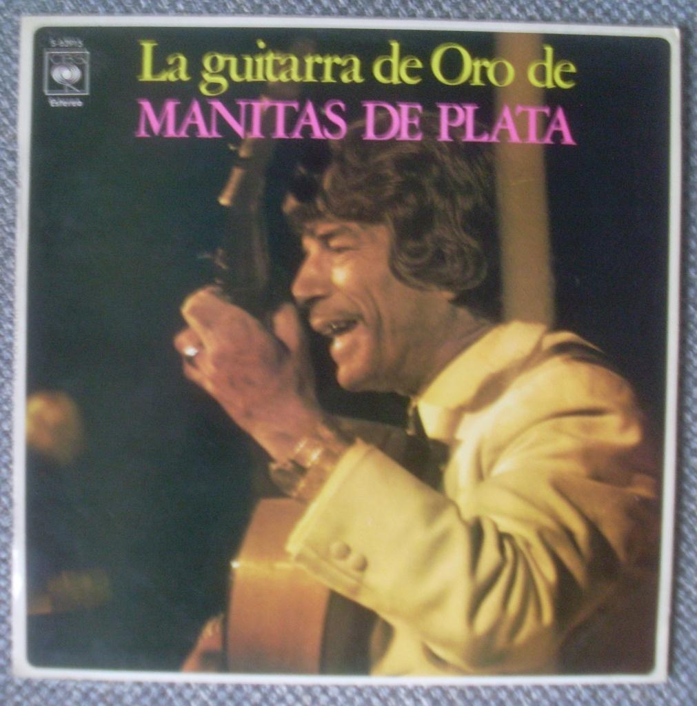 Manitas de Plata - La Guitarra de Oro de Manitas de Plata LP, Inclusief binnenhoes, Ophalen of Verzenden, Gebruikt, 12 inch