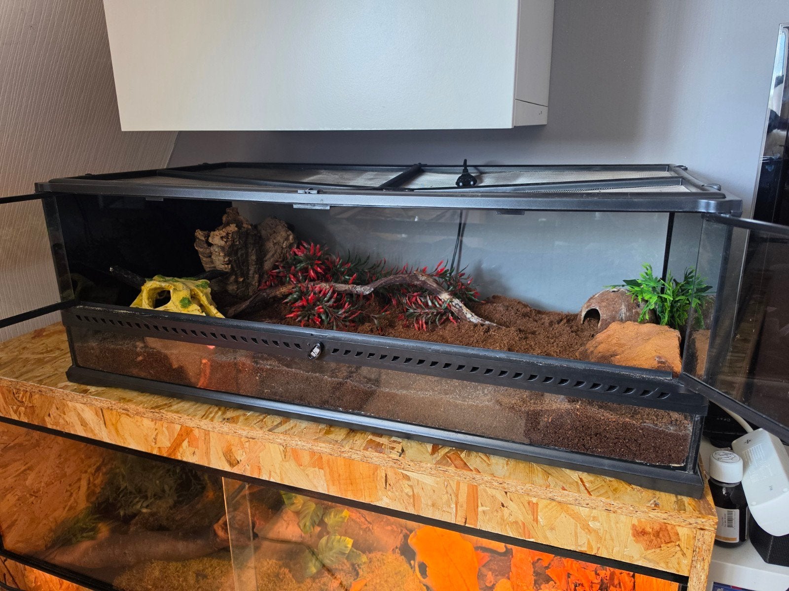 Exo Terra terrarium 90x45x30, Dieren en Toebehoren, Reptielen en Amfibieën | Toebehoren, Ophalen of Verzenden