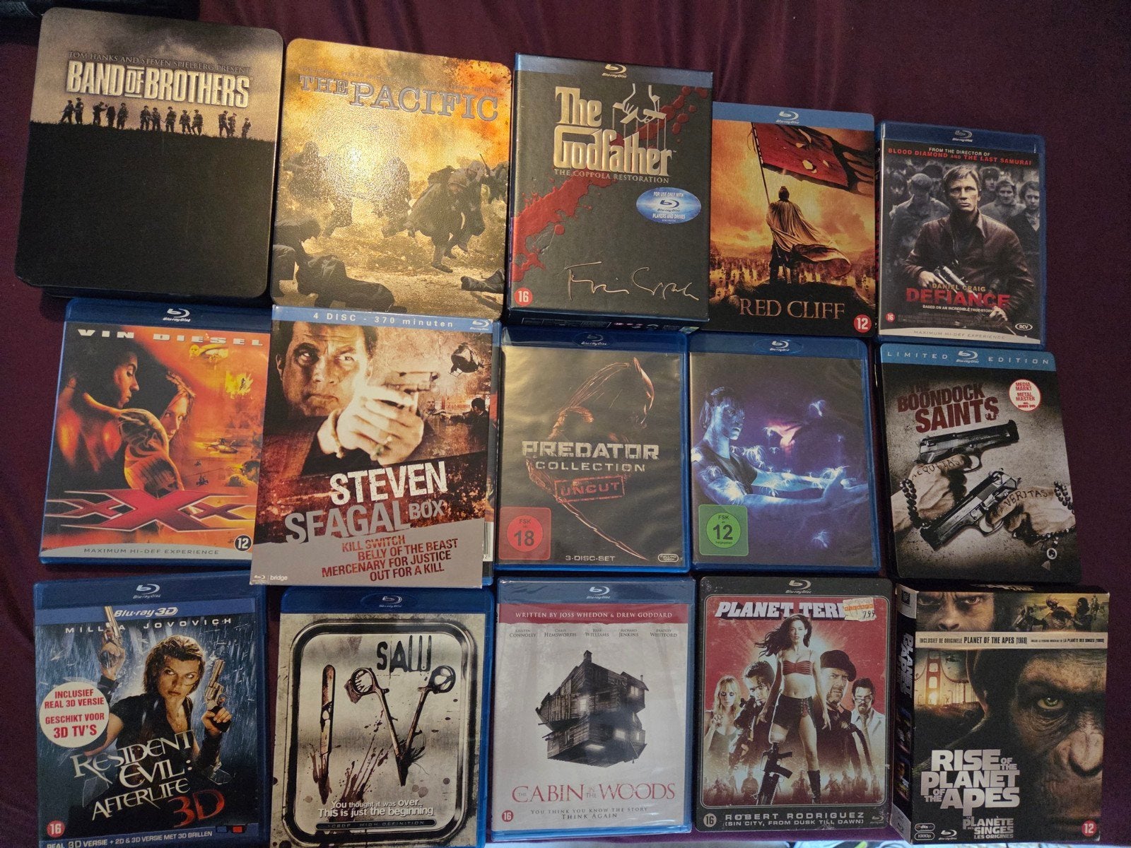 partij Bluray boxen / films avatar predator The Godfather, Cd's en Dvd's, Blu-ray, Overige genres, Ophalen of Verzenden, Inclusief boekje