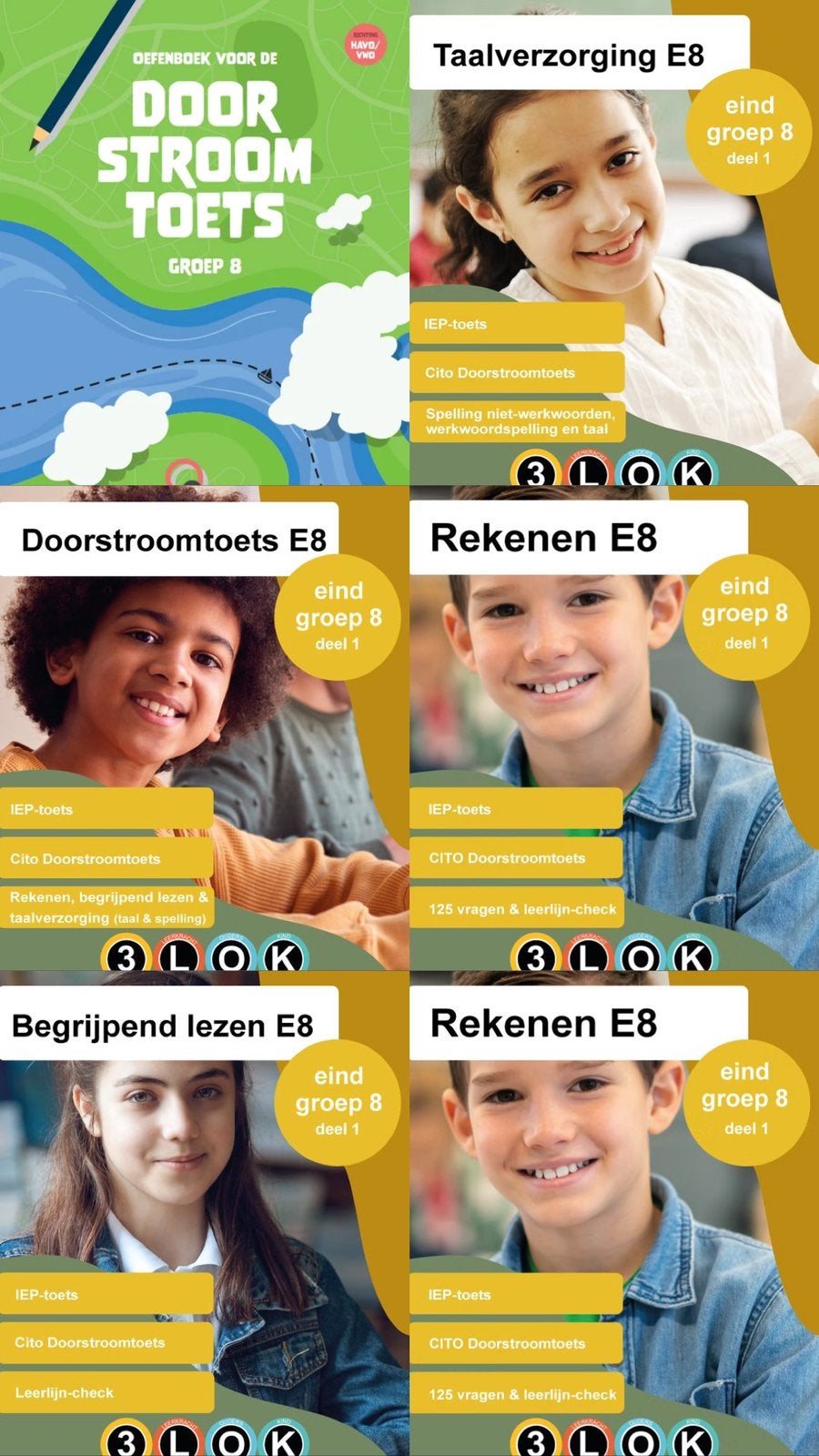 Oefenboeken Groep 8 Doorstroomtoets, Ophalen, Nieuw