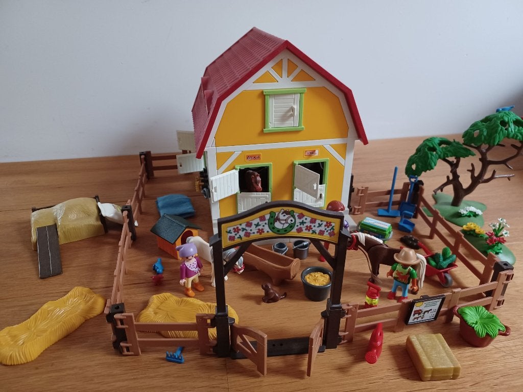 Playmobil - ponyranch (complete set - 5222), Kinderen en Baby's, Ophalen of Verzenden, Gebruikt, Complete set
