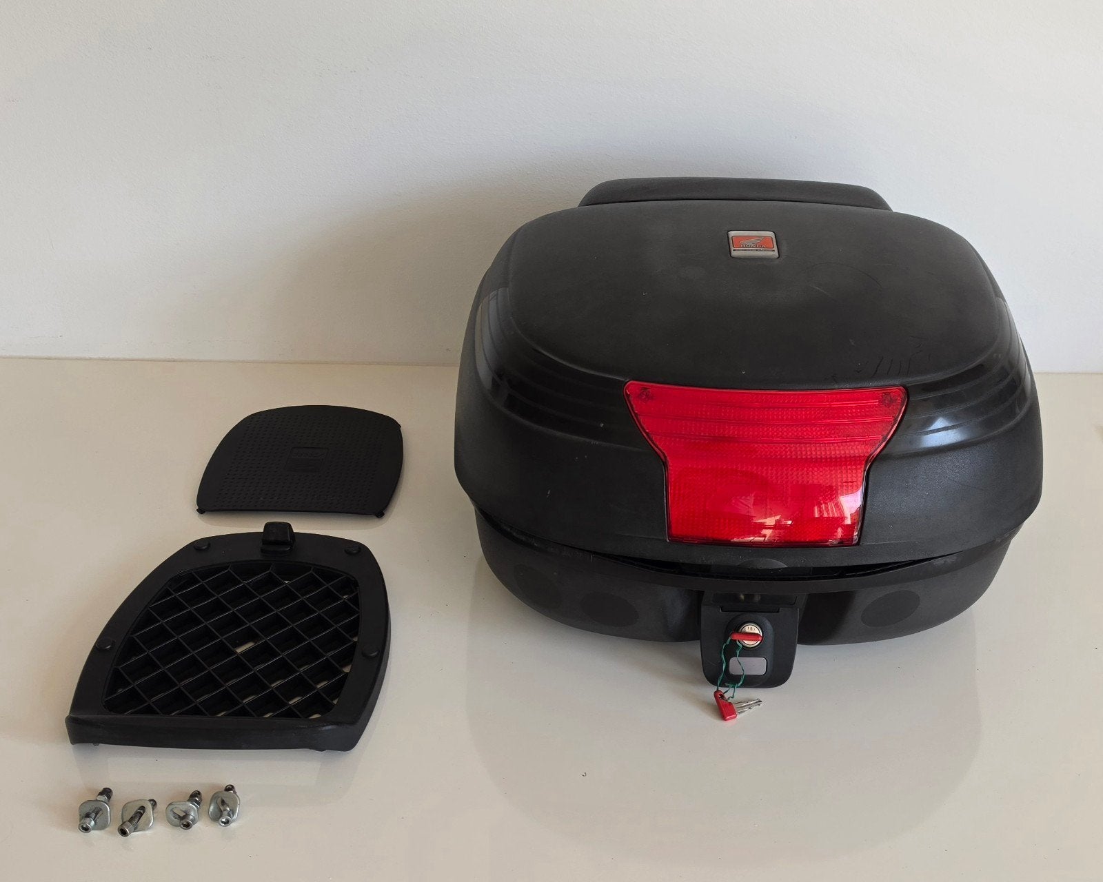 Givi E42 Simply Monolock Topkoffer 42L met adapterplaat, Ophalen of Verzenden, Gebruikt