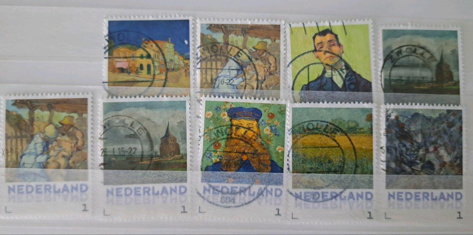Persoonlijke postzegels 9x van Gogh, Ophalen of Verzenden