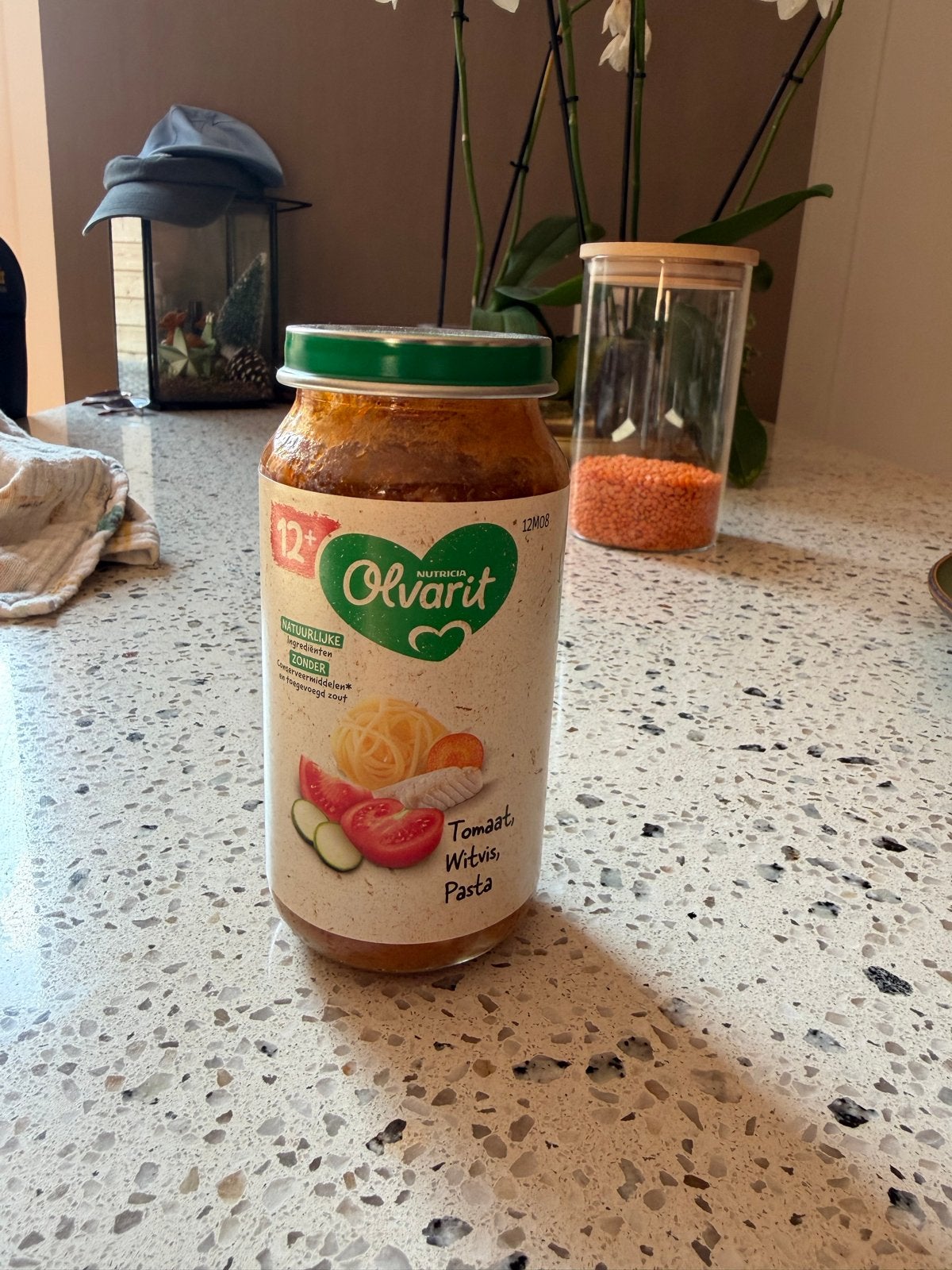 Olvarit babyvoeding Tomaat Witvis Pasta 12+ maanden, Ophalen, Nieuw, Overige typen, Overige merken