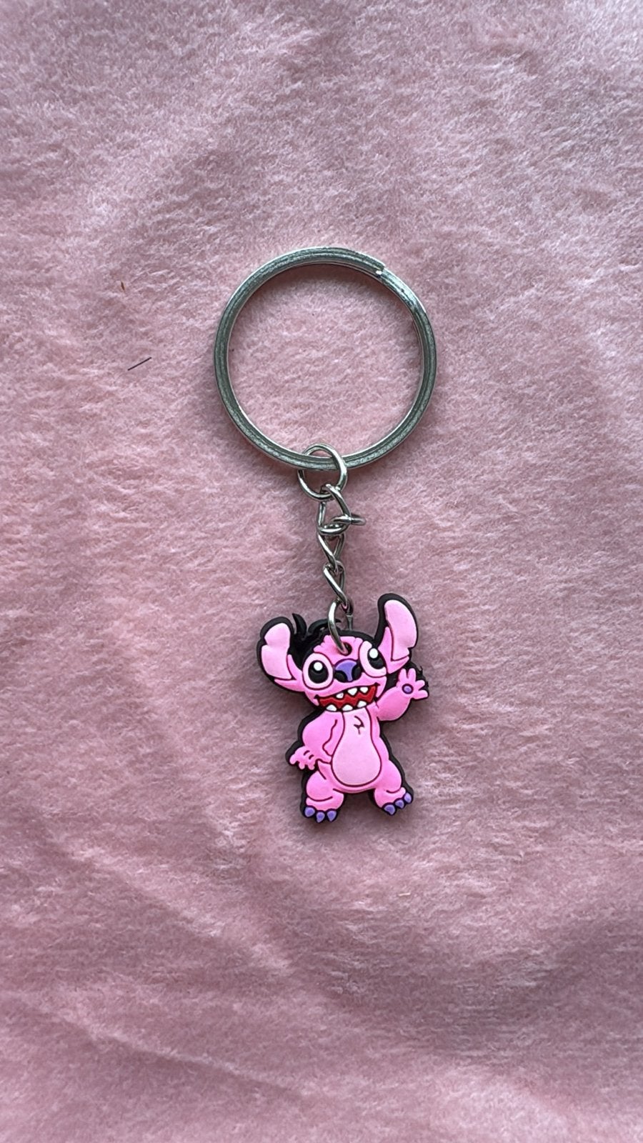 Nieuwe Roze Stitch Sleutelhanger - Lilo & Stitch, Verzamelen, Sleutelhangers, Verzenden, Nieuw, Knuffel of Figuurtje