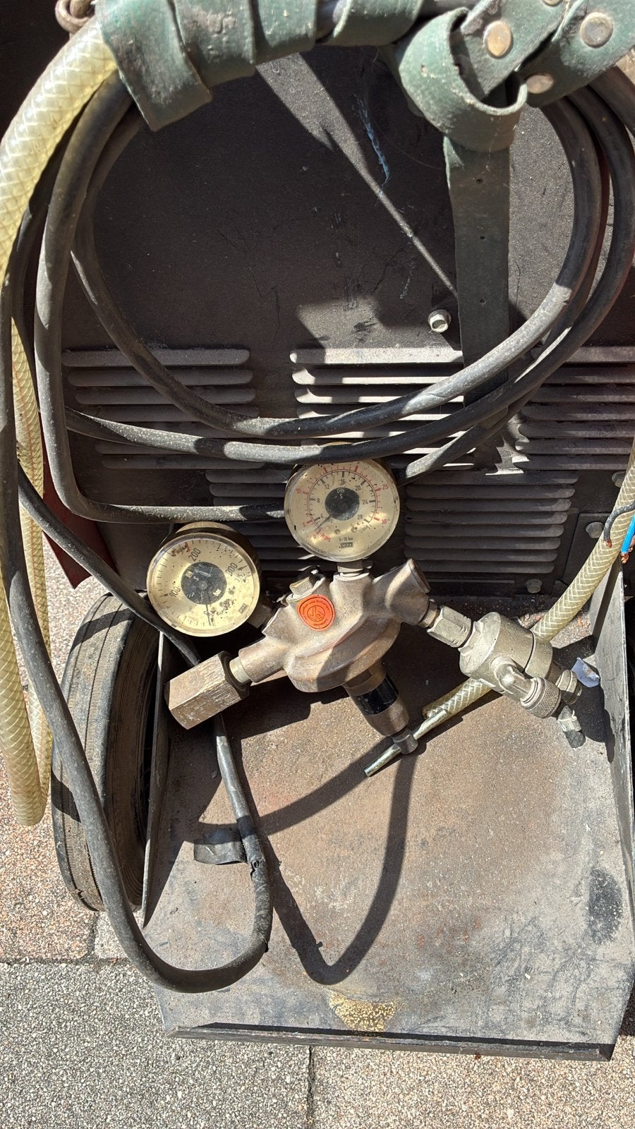 Laskar CAR 180 MIG/MAG Lasapparaat met CO2-aansluiting, Ophalen, Gebruikt, 150 tot 250 ampère, Co2